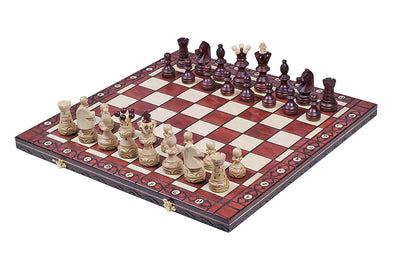 Šachmatai Ambasador 550x275x60mm, Karalius 110mm