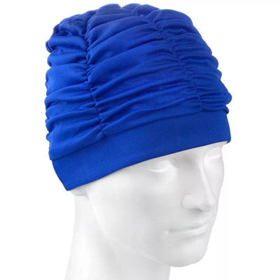 Plaukimo kepurė Mad Wave Lux Shower Blue