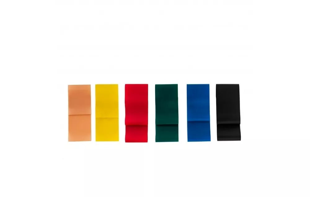 Elastinė juosta kilpa MVS – gelsva (ypač silpna) 7,5cm x 30cm (padidinto pločio)