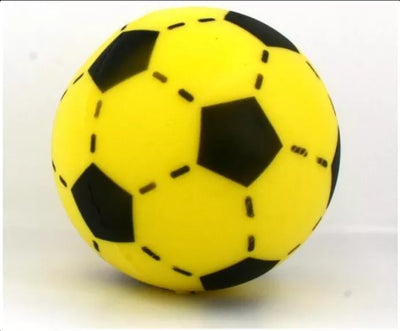 Foam ball 20 cm, yellow - black