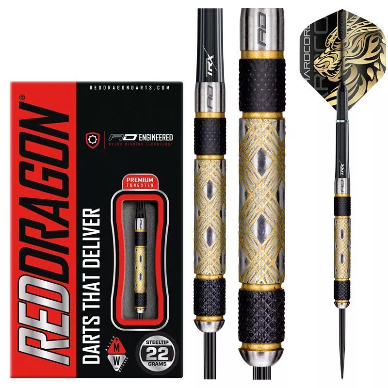 Smiginio strėlytės Red Dragon Golden Eye -24g