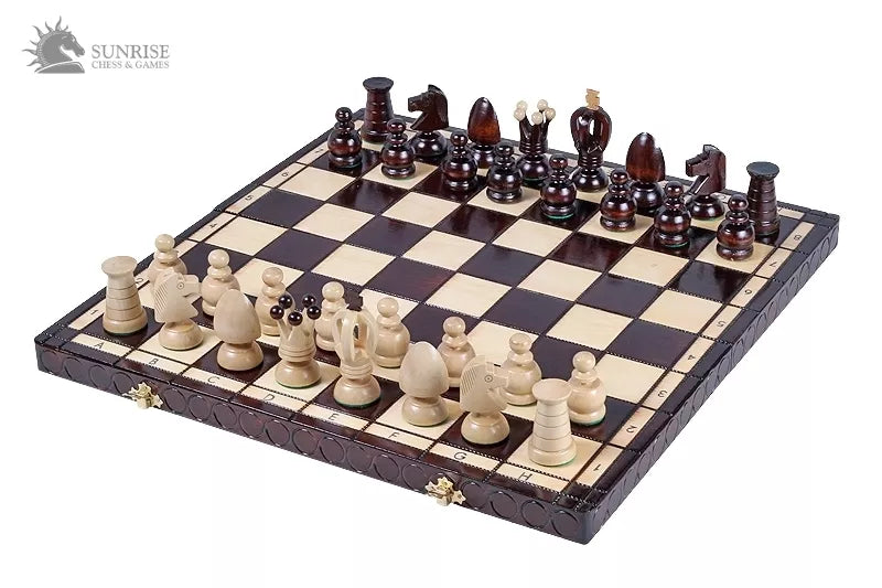 Šachmatai King's Big 440x220x60mm, karalius 75mm