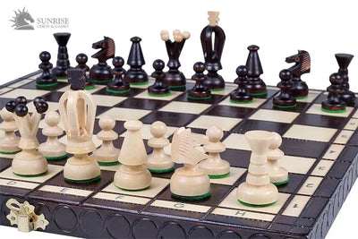 Šachmatai King's Medium 360x180x50mm, karalius 60mm
