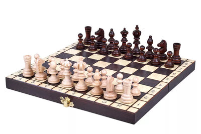 Šachmatai Olympic Mini 300x150x50mm, karalius 60mm