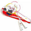Badmintono rakečių komplektas (vaikiškas) Kawasaki Happy Kids 605