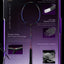 Badmintono raketė Kawasaki King K9 II Purple/Gold 4u (sustyguota)