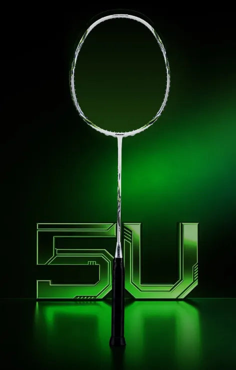 Badmintono raketė Kawasaki Passion GZ-20 White/Green 5u (sustyguota)