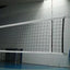 Varžybinis tinklinio tinklas PP3mm 9,5x1m (baltas su trosu ir antenomis)