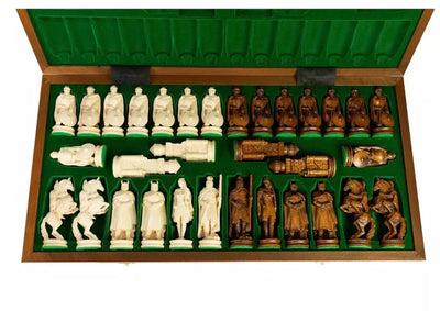 Šachmatai Knight 645x323x80mm, karalius 125mm