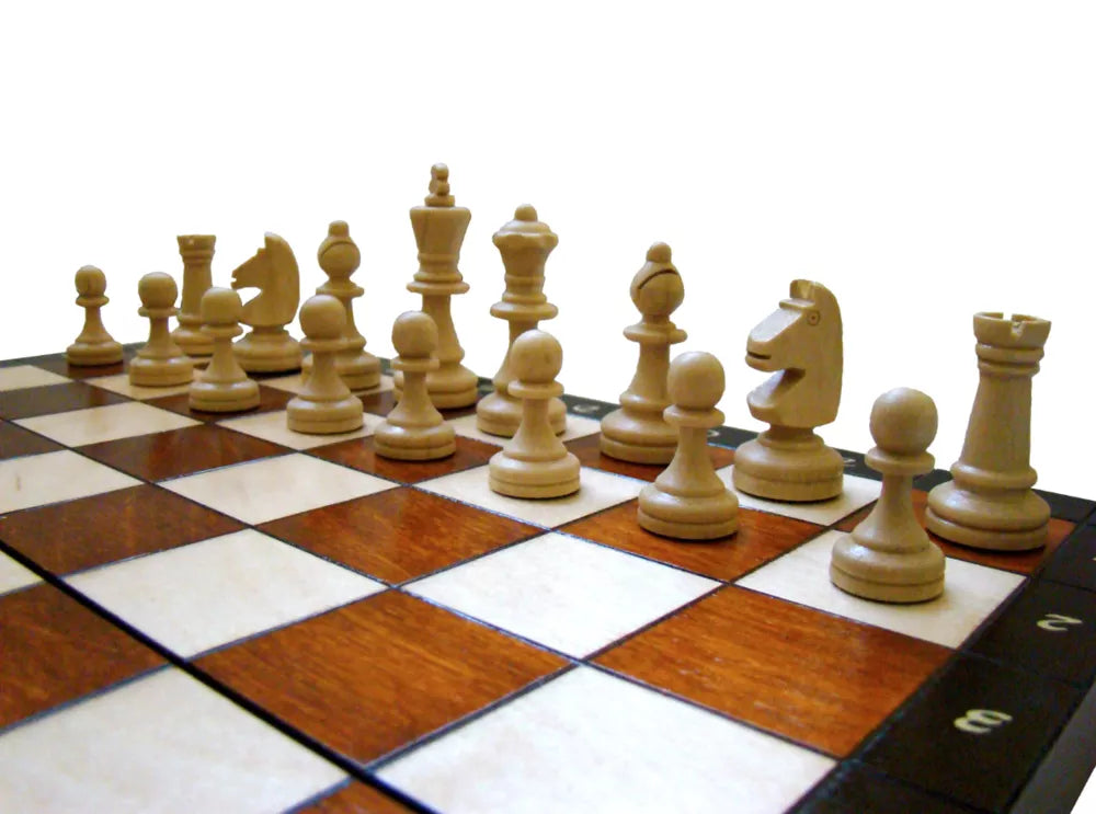 Magnetiniai šachmatai Magnetic Tournament 3 350x175x50mm, karalius 60mm
