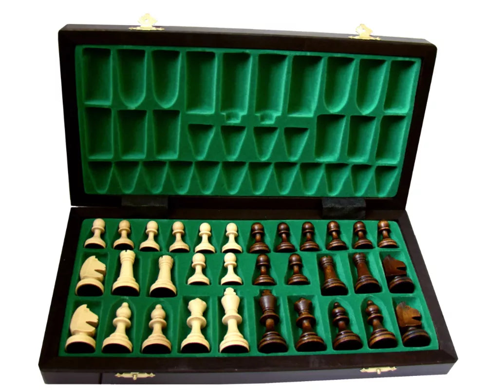 Magnetiniai šachmatai Magnetic Tournament 3 350x175x50mm, karalius 60mm