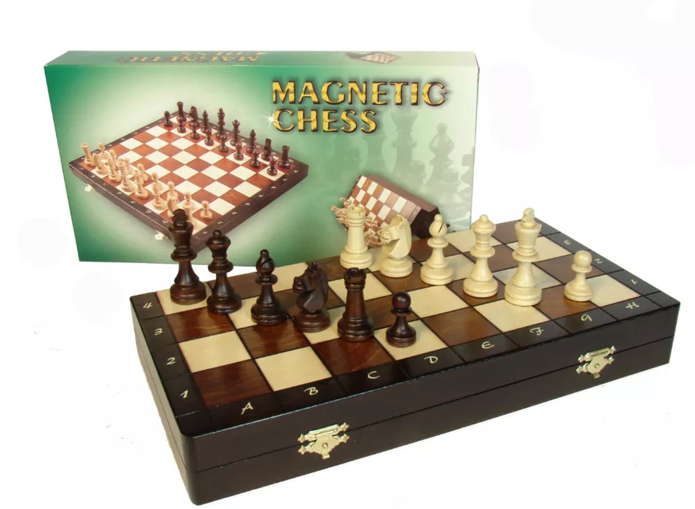Magnetiniai šachmatai Magnetic Tournament 3 350x175x50mm, karalius 60mm