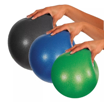 Pilates kamuolys Soft Over ball 21-23cm juodas