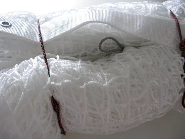 Lauko teniso tinklas PP3mm (baltas su trosu)
