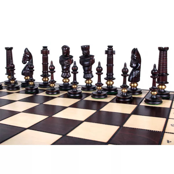 Šachmatai Royal DE LUX 650x325x80mm, karalius 130mm