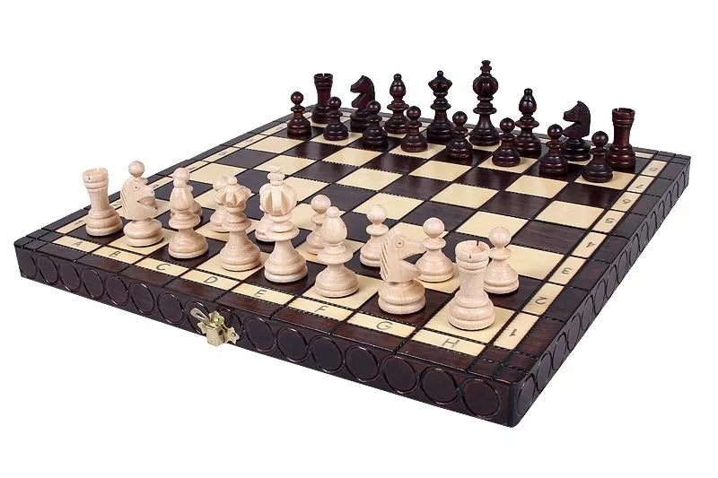 Šachmatai Olympic Small  360x180x50mm, karalius 65mm