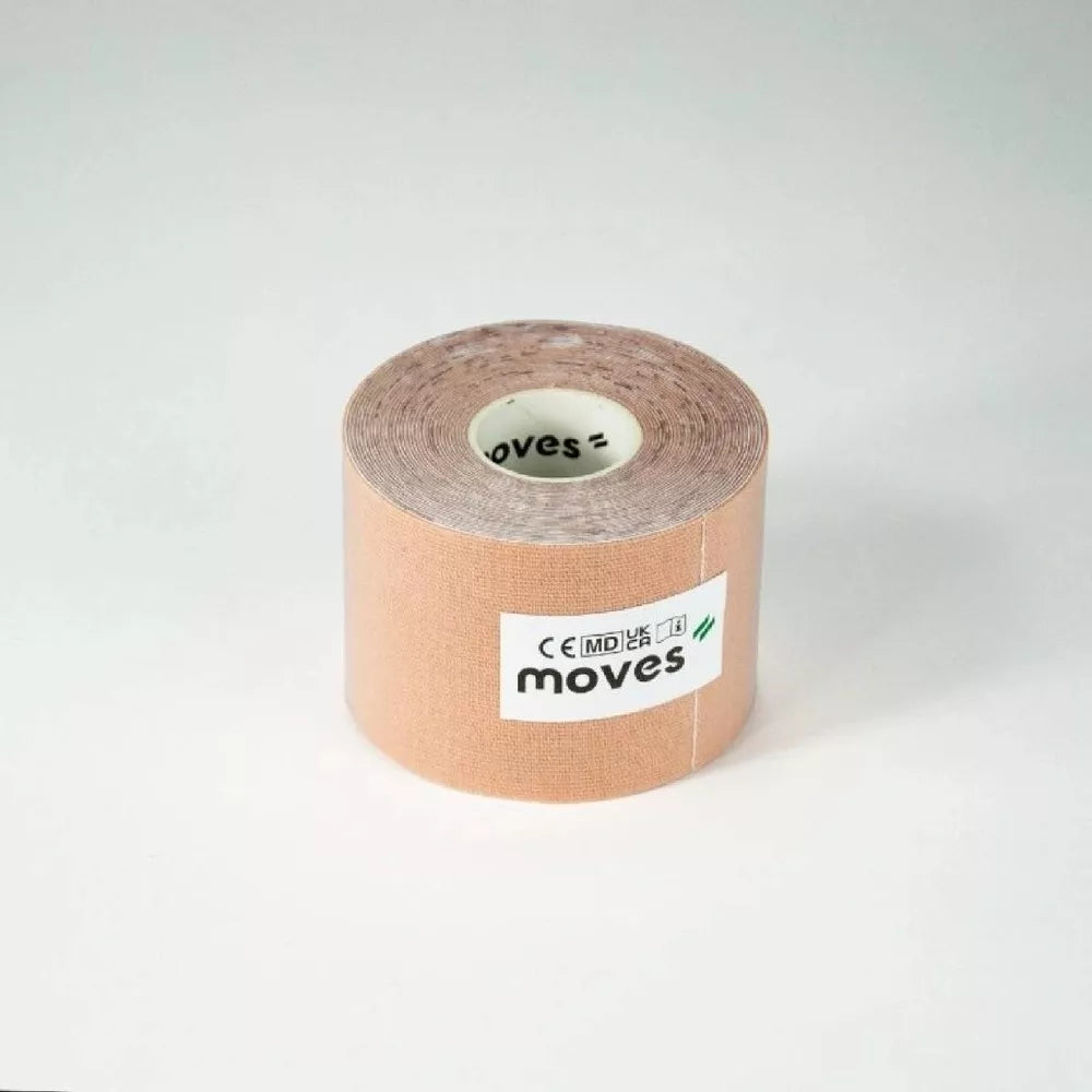 Kineziologinis teipas MOVES 5 cmx5m TAN