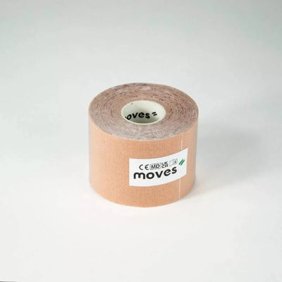Kineziologinis teipas MOVES 5 cmx5m TAN