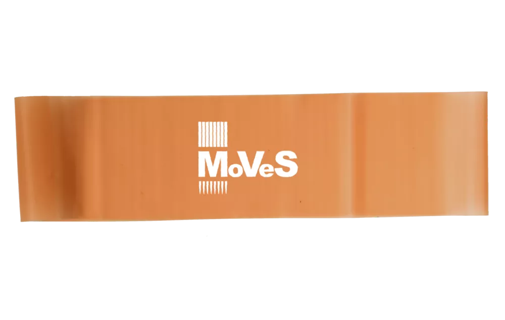 Elastinė juosta kilpa MVS – gelsva (ypač silpna) 7,5cm x 30cm (padidinto pločio)