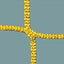 Rankinio vartų tinklas Netex 3x2x0,8x1m PP/b3mm (2vnt)