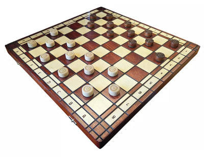 Šachmatai ir šaškės (Big) 500x250x60mm, karalius 100mm