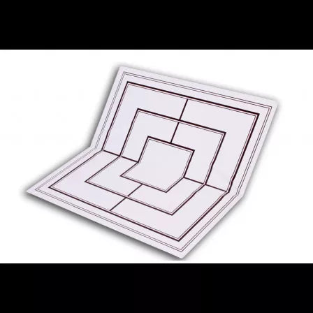 Šachmatų ir šaškių plastikinė lenta 510x510mm