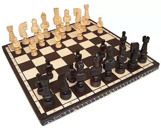 Šachmatai Cezar Small 600x300x70mm, karalius 140mm