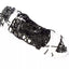 Tinklinio tinklas PP3mm 9,5x1m (juodas su trosu)