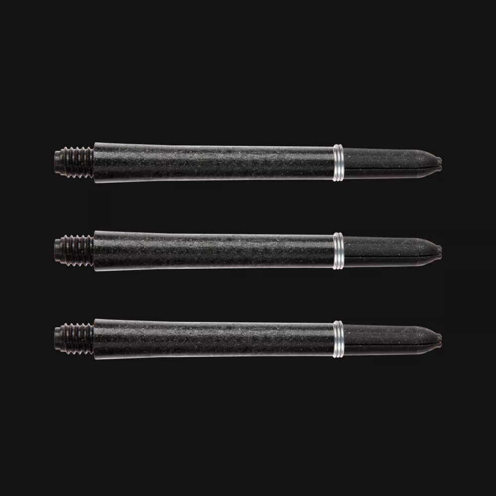 Smiginio strėlyčių koteliai Winmau Carbon Fibre Medium Black Dart Shaft