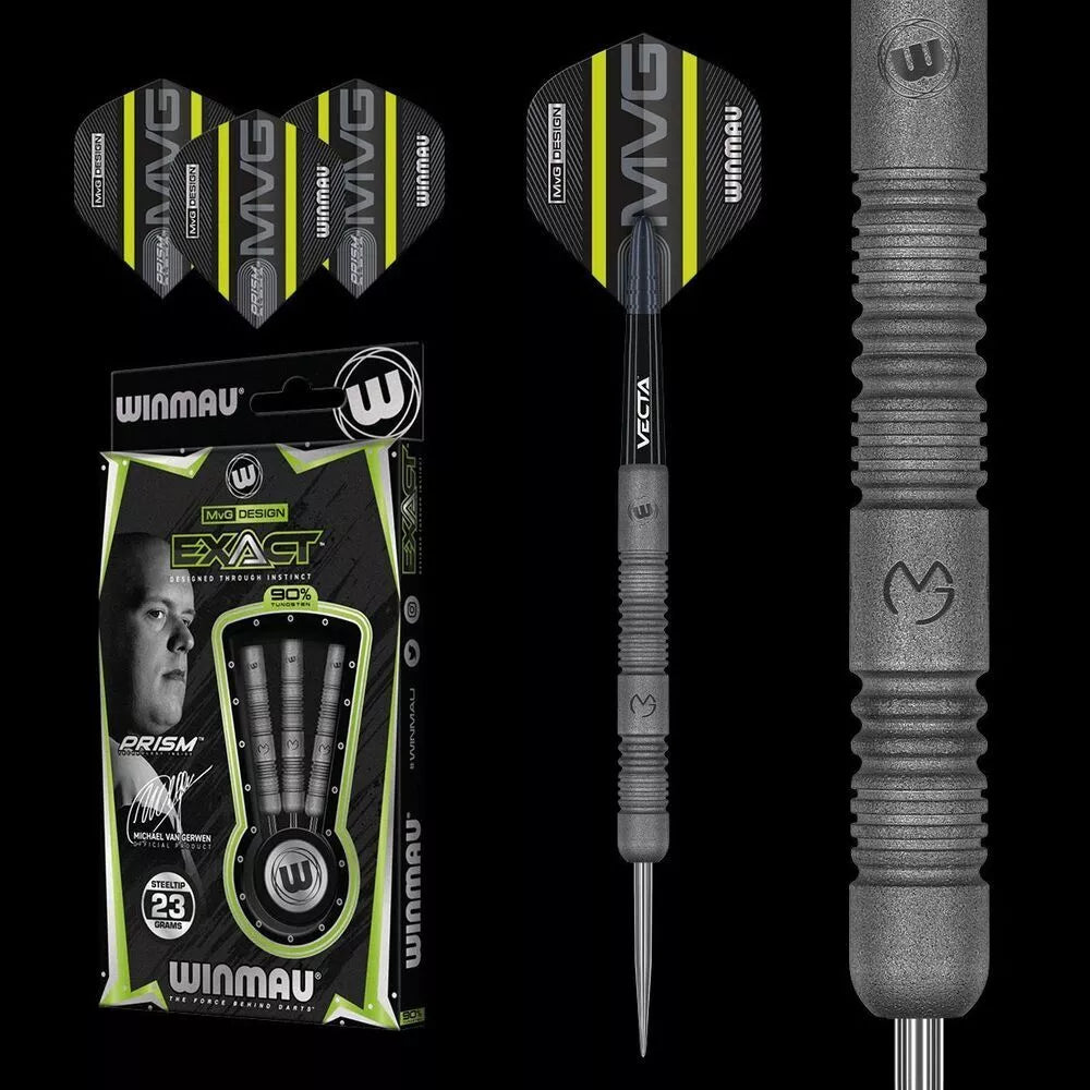 Smiginio strėlytės Winmau MVG Exact 90% Tungsten alloy -24g
