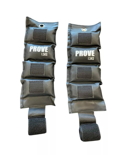 Svoriai kojoms ir riešams Prove Studio 1,5kg (dirbtinė oda)