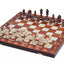 Šaškės, šachmatai, nardai (komplektas) 350x175x50mm, karalius 70mm