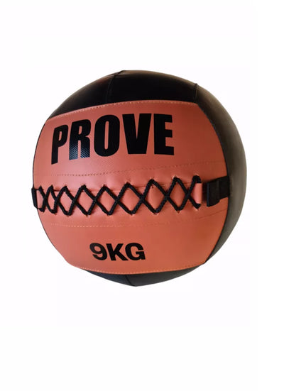 Kimštinis kamuolys Wall Ball Prove 9kg